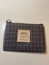 Purse Women Pouch Wallet-Case Card-Holder Coin-Bag Key-Storage Canvas Zipper Girl Stripe