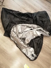 Cubierta universal de la motocicleta al aire libre UV Protector de la VESPA todas las estaciones impermeable de la bici de la lluvia cubierta a prueba de polvo M L XL 2XL 3XL 4XL 190T