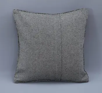 

50x50 Cm Black Handmade Pillow Cover-2x2 Ft