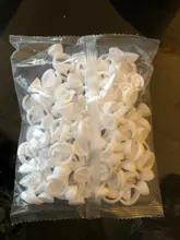 Venta al por mayor 50/100 Uds desechables pegamento para extensión de pestañas anillos pegamento para extensión de pestañas titular pegamento contenedor del pigmento del tatuaje