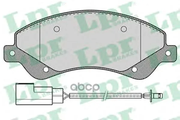 Колодки Тормозные Ford Transit 06- 280/300-Series Передние С Датчиком Lpr 05p1259 Lpr арт. 05P1259
