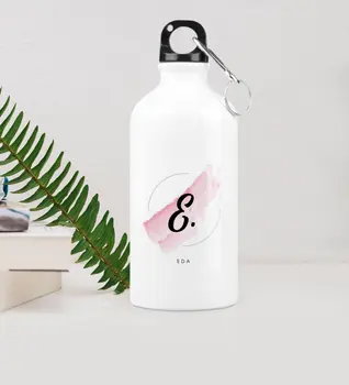 

Personalized E Head Case and Is Metal Water Bowl (500 ml.) Model 4