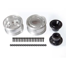 

JDM Metal Wide Front Wheel Hub For LESU 1/14 RC Tractor Truck DIY TAMIYA Model TH19621-SMT2