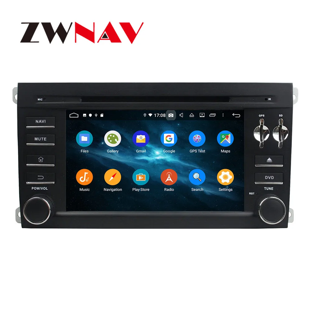 Sale Android 9 4+64G DSP IPS Car DVD Player GPS Navigation For PORSCHE Cayenne 2006-2010 Head Unit Multimedia Player Tape Recorder 0