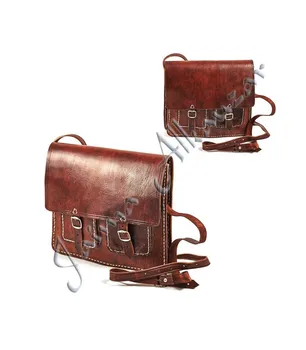 

Leather Documents Briefcase - 4 Compartments - 28 cm