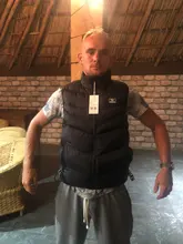 Chaleco térmico de algodón para hombre, chaqueta sin mangas a la moda, suave e informal, grueso, 8XL, primavera