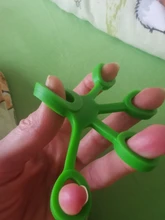 Expansor de mano de silicona para entrenamiento con los dedos, bandas de resistencia para fuerza, ejercicio de muñeca, Fitness, 1 Uds.