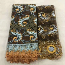 Высококачественная кружевная ткань, Анкара, восковая кружевная ткань, африканская кружевная ткань, воск, шнур кружева для женщин, свадебное платье 070529