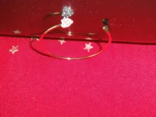 Pulsera ajustable con doble lazo de corazón para Mujer, brazalete con apertura de cristal, joyería, 7g, 2020