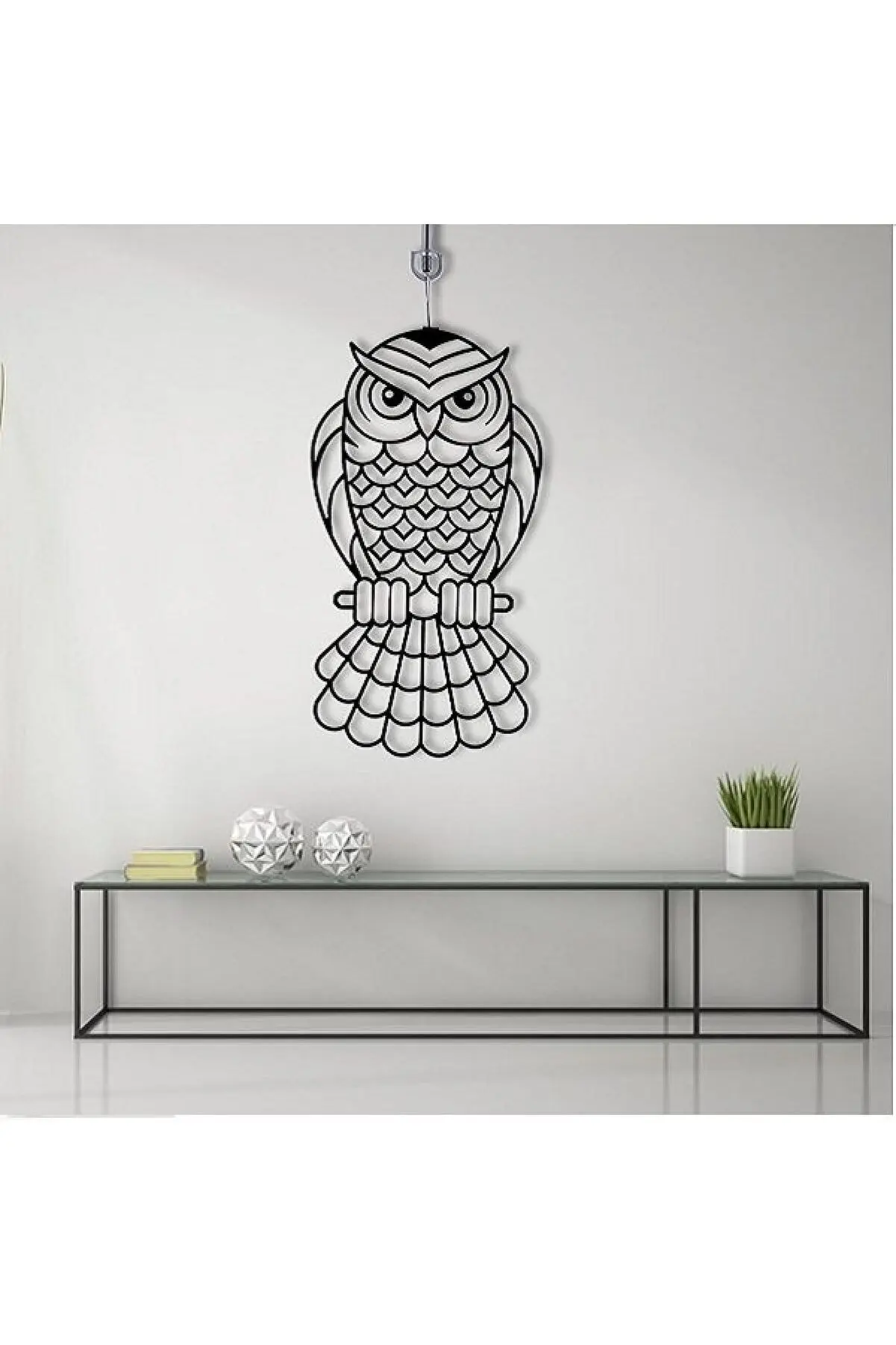 

My Chakra Home-Wood Wall Art Decor, OWL, black Color Modern Nature Desert Home Office New 3D Creative Stylish Livining Room