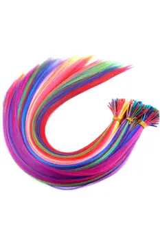 

20 PCs Mixed Color Source Hair 50 cm + Suit Bracket And Bead