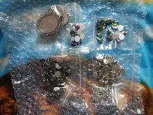 Nueva moda 5 uds 30x40mm tamaño Interior antiguo bronce dorado plata colores negros broche perforado estilo Base colgante