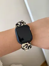 Scrunchie-correa para apple watch 6, banda de 44mm y 40mm para iwatch de 42mm y 38mm, pulsera de reloj para mujer, series 5 4 3 2 42mm