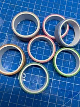 Kevin & sasa Crafts-juego de 8 rollos de cinta adhesiva de Color sólido, cinta adhesiva para Scrapbooking, papelería