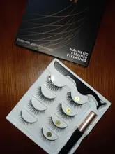 YAPEMAKER-pestañas magnéticas 3D, pestañas postizas de visón, imán para pestañas, juego de delineador y pinzas magnéticas para maquillaje