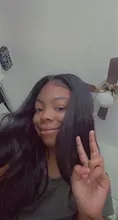 Pelo humano brasileño que rebota, mechones de pelo liso con cierre, Color Natural, pelo Remy, 3 mechones con cierre de encaje