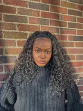 Younsolo-pelucas de cabello humano brasileño Remy para mujeres negras, diadema con ondas, sin pegamento, peluca y bufanda, 8-28 pulgadas