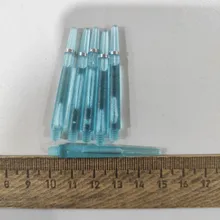 Nueva oferta 6 unids/lote con anillo O 2BA rosca 5 colores Nylon dardo ejes Dart accesorios 45mm