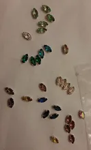 Claw-Button Garment-Accessories Beads Glass-Stone Navette Jewels Crystal Rhinestone Flatback