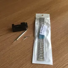 Correa de reloj de acero inoxidable, accesorios de 12mm, 14mm, 16mm, 18mm, 20mm, 22mm y 24mm de ancho, correa de cinco cuentas para buceo