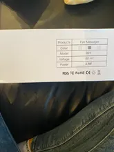 Masaje calentador de ojos eléctrico inalámbrico, terapia de presión de aire, SPA ocular, Bluetooth, música, dispositivo para aliviar el estrés ocular, recarga USB plegable