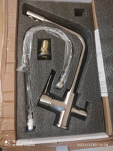 Faucet Taps Deck-Mounted Crane Purified Water-Kitchen-Faucet Cold-Water-Mixer Dual-Handles