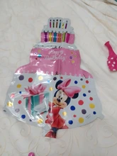 Latex Balloons Mouse-Foil Globos Birthday-Party-Decoration Mickey Minnie Baby Kids Number
