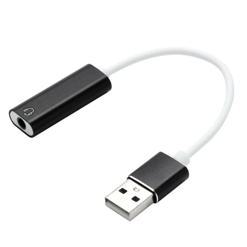 Внешняя звуковая карта USB HiFi Magic Voice 7.1CH, 1 выход 3.5 Jack(Черный