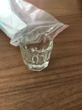 Bol con forma de Octágono de cristal, plato de cristal, herramientas de arte de uñas, equipo de arte de uñas acrílico, Mini cuencos