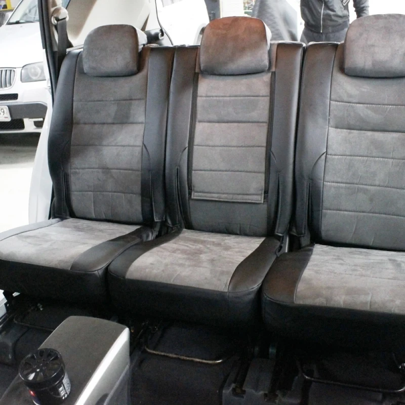 Для Hyundai H-1 Grand Starex (9-12 мест) с 07г. авточехлы из Алькантары чехлы для авто |