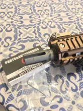 Socom Flash hider de 14MM, rosca CCW de Metal y acero SUREFIRE 3P, dispositivo de bozal sin función para juguete, Bola de Gel, bláster AEG Airsoft