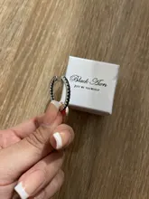 Awn-pendientes de aro de Plata de Ley 925 con espinela negra, joyería fina de compromiso