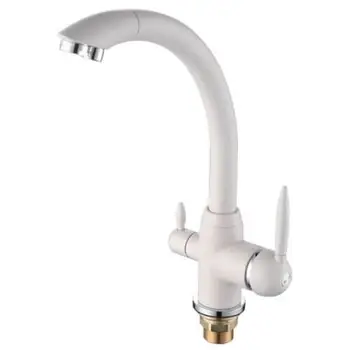 

FRAP f4399-8 white mixer kitchen with water filter connection