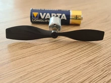 Micro Helicopter-Fan Airplane Propeller-Model CCW Dc Motor Black 17000RPM 3V with Red