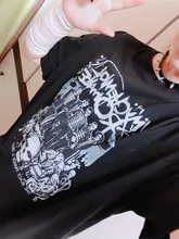 Camiseta con estampado de My quimic Romance Mcr Dead para S-3Xl, camiseta negra de verano, Punk, Emo, Rock, 2017