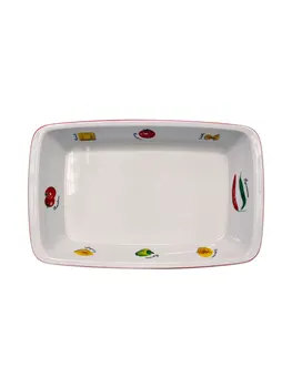 

Форма прямоугольная 39,5 см; декор "Паста"; жаропр. Фарфор