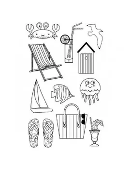 

SILICONE STAMP ARTEMIO 9X14 CM BEACH
