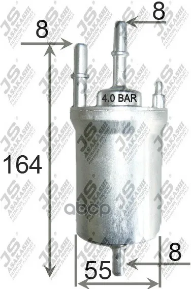 Фильтр Топливный Fs0061 JS Asakashi арт. FS0061