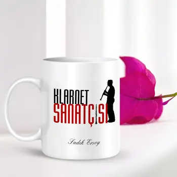 

Personalized Professional Clarinet Artist White Mug Cup-001