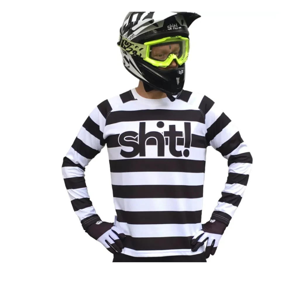Moto Bicycle Cycling Jersey Men Mtb Shirt Downhill T-shirt Motocross Bike Clothing Maillot Ciclismo Hombre Manga Larga