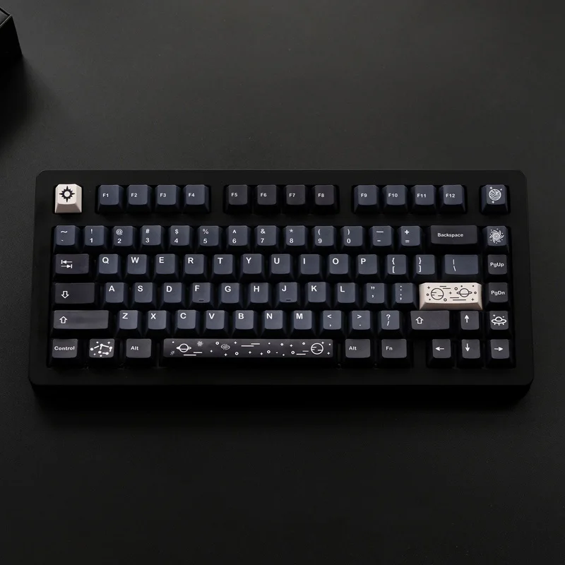 Gmk-copiar Galaxy Keycaps Keycap Teclado Mecânico Perfil Cereja Pbt Sublimação Dye Interruptor mx 61 64 68 84 84 84 84 104 Chaves