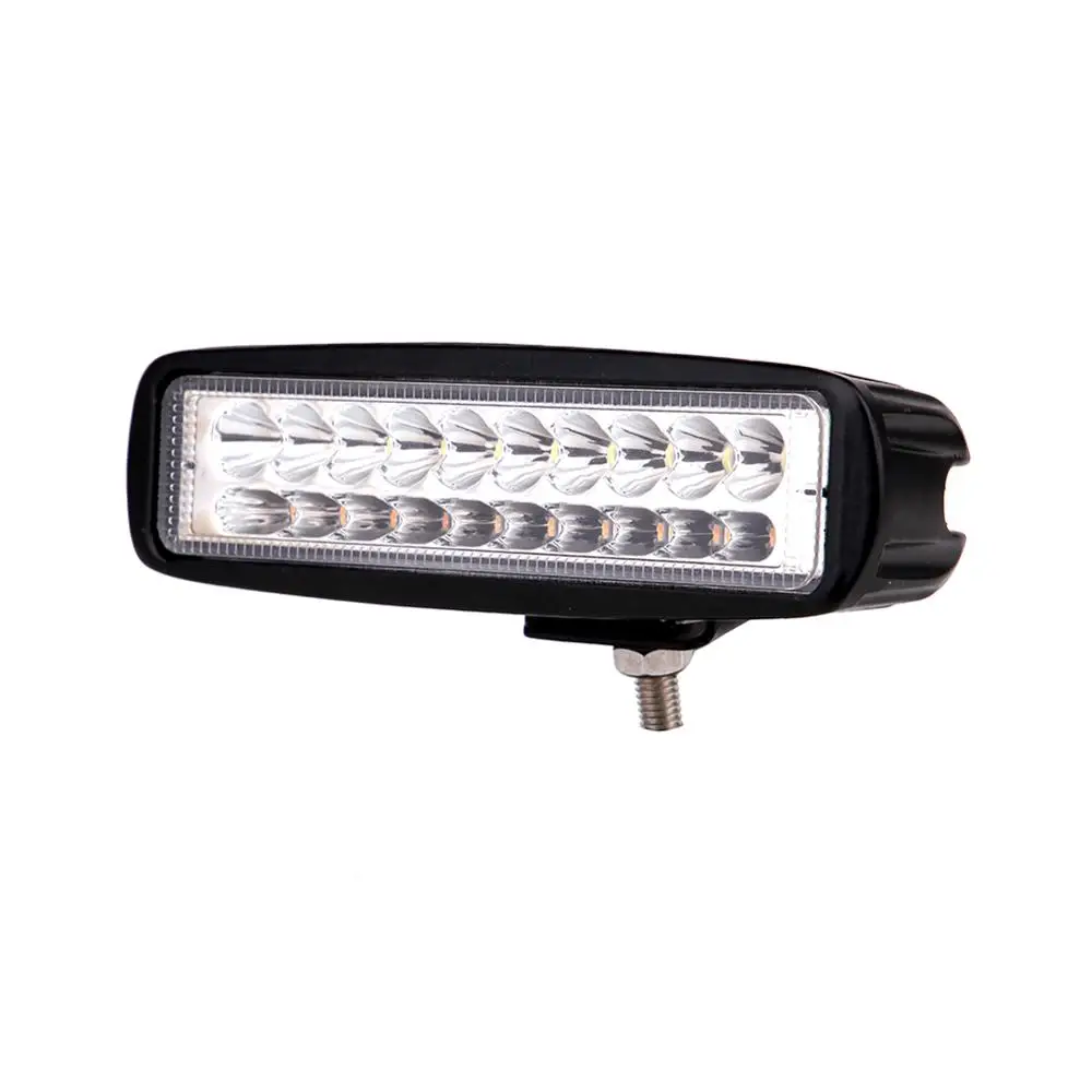 

1PCS ECAHAYAKU Slim Size 6" Led Light Bar 60W with Dual Colors IP68 6000K for ATV truck engineering vehicle 12V/24V Car LED Lamp