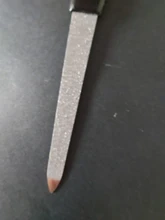 1or5 uds/negro Mango de Metal limas de uñas de doble cara fuerte borde manicura belleza y aseo pedicura para el cuidado de los pies herramientas