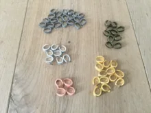 20 piezas 14x10mm estilo barroco colgante Pinch Bail broches collar ganchos Clips conector DIY accesorios de joyería accesorios 6 colores