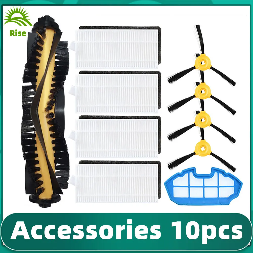 Sobressalentes para Aspiradores Robóticos Escova Lateral Principal Filtro Hepa Compatível com Conga Excellence 990 Conga Excellence Gutrend Fusion 150 Peças