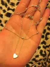 Vankim-tobilleras para mujeres, joyería de pies para sandalias de ganchillo, corazón Simple, Pies Descalzos, pulsera para tobillo de dos capas, 2019