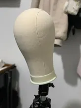 Alileader-Cabeza de Maniquí de entrenamiento, cabeza de bloque de lienzo, soporte para pelucas, envío gratis, Porta agujas