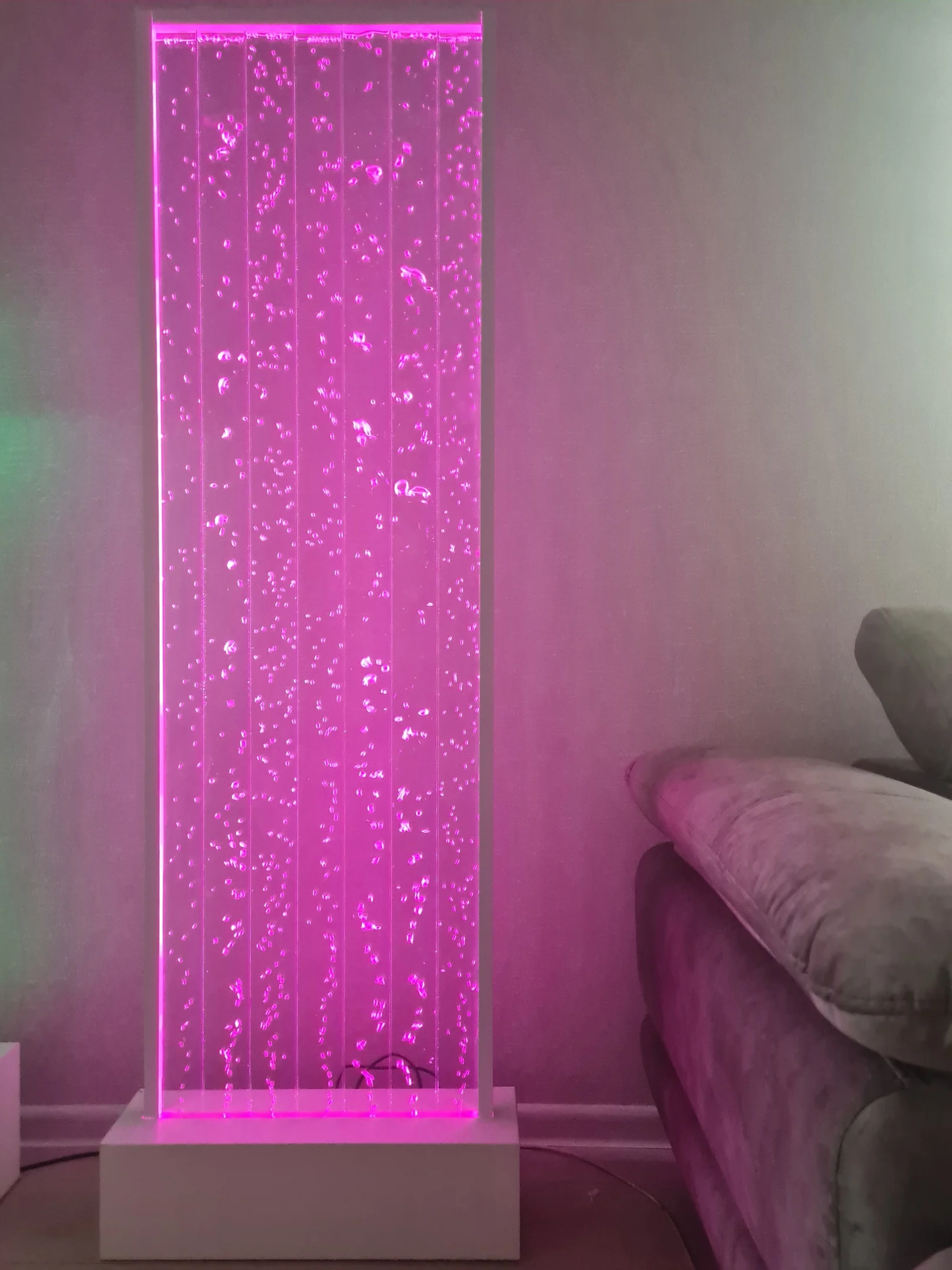 水族館、バブルパネル、気泡塔、ランプ、ダイオード、水パネル、水