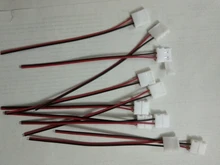 Power-Wire-Connector Led-Strip 2-Pin No-Soldering for 3528/5050 Pcb-Ribbon 10pcs/Lot