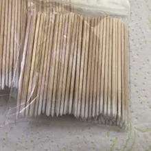 Stick-Swabs Buds Cosmetics Makeup Tattoo Wooden Cotton Ears Cleaning 500pcs for The Eyebrow